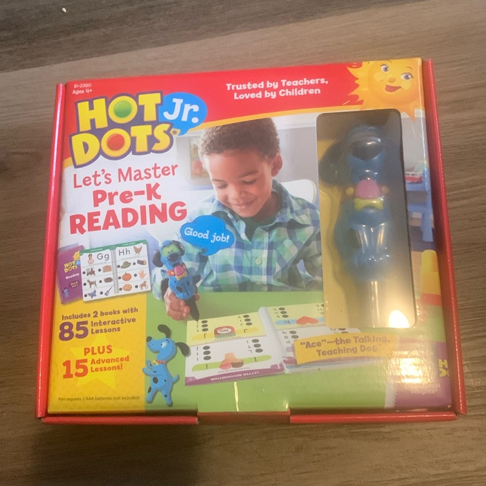 Pre k learning toy for reading hands on learning toy